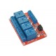 RELAY MODULE 4-CH OPTO-ISOLATED 5VDC