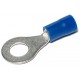 RING TERMINAL 6,4mm BLUE