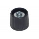 KNOB 6/21mm BLACK