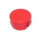 FLAT CAP 15mm RED