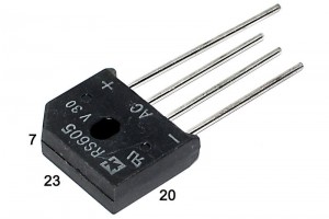 DIODE BRIDGE 6A 600V