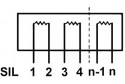 RESISTOR NETWORK SIL ISO