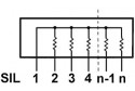 RESISTOR NETWORK SIL BUS