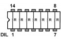 Resistor networks DIL ISO